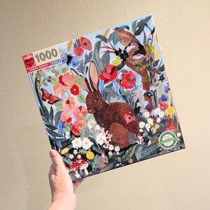 eeBoo 1000 piece POPPY BUNNY Jigsaw Puzzle